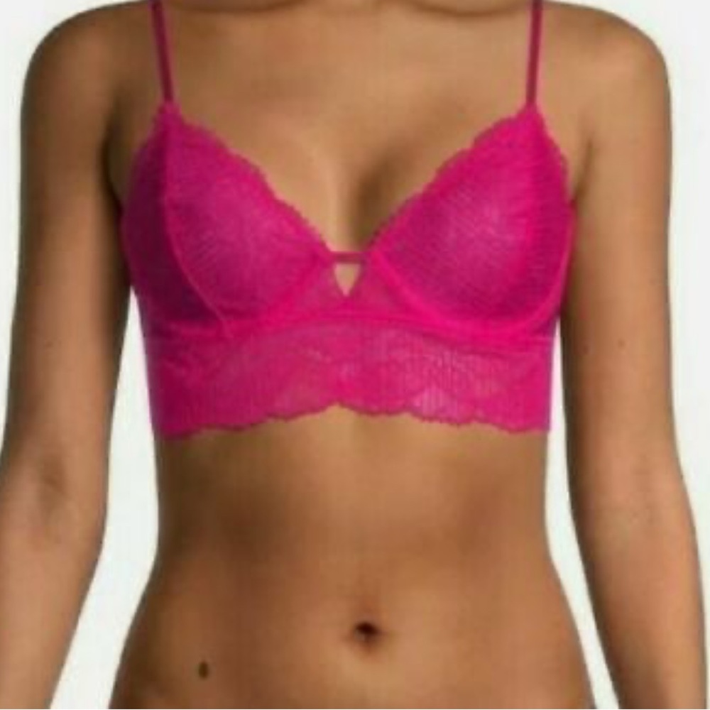Free People intimately NWT size Small Alyssa Fushia Fantastic underwire bra